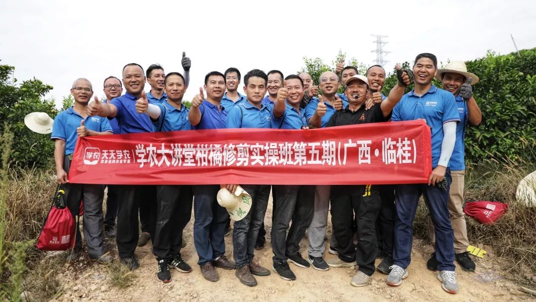 學修剪，竟然可以這么嗨！學農大講堂柑橘修剪實操班第5期圓滿結束！