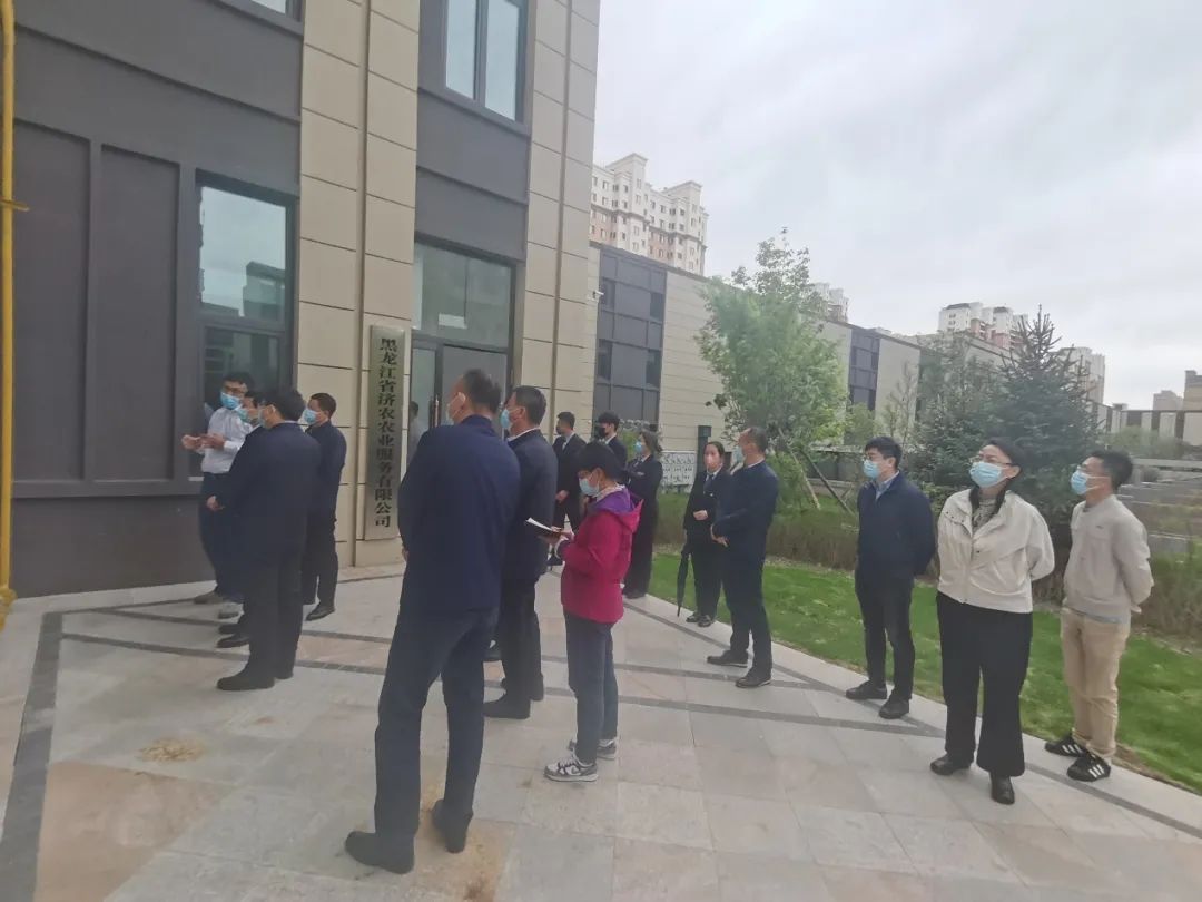 牡丹江市市委書記楊廷雙一行到豐農(nóng)控股生產(chǎn)托管基地參觀調(diào)研